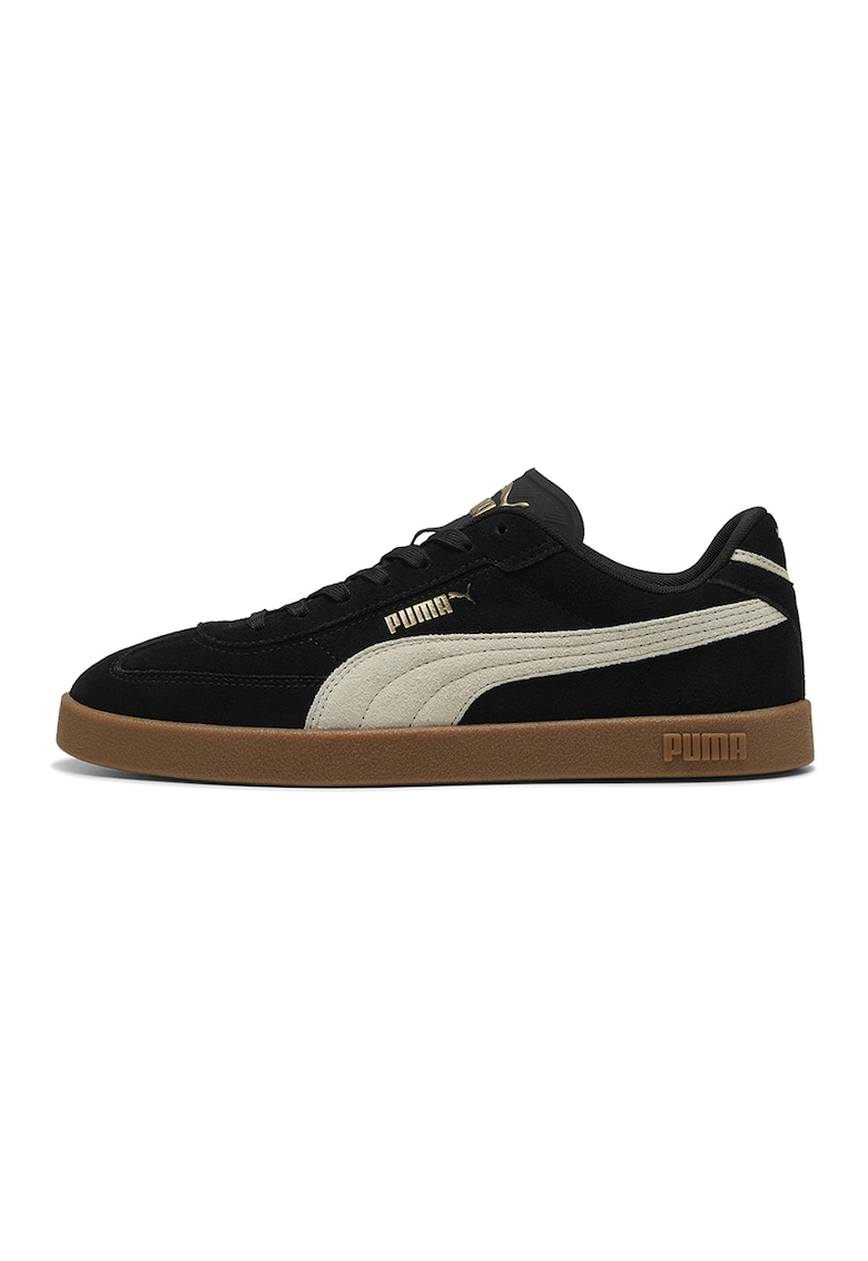 Pantofi sport Club II Era de piele intoarsa - Negru Glossy/Champagne Gold/Bej sidef
