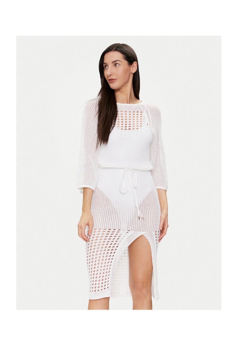 Rochie dama -  303700492 - Bumbac - Alb - Alb