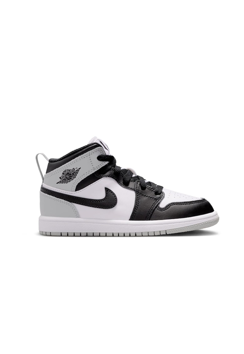 Pantofi sport  Jordan 1 Mid PS 52395 - Alb/Negru/Gri