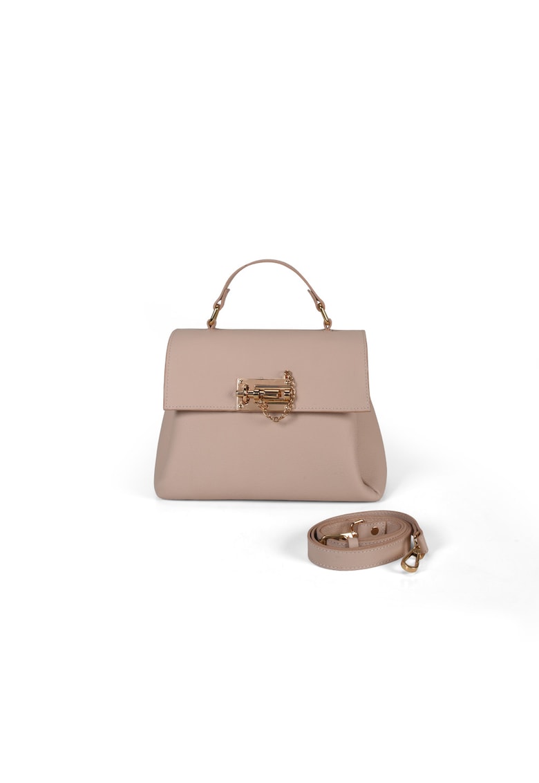 Geanta dama Muse  piele naturala nude