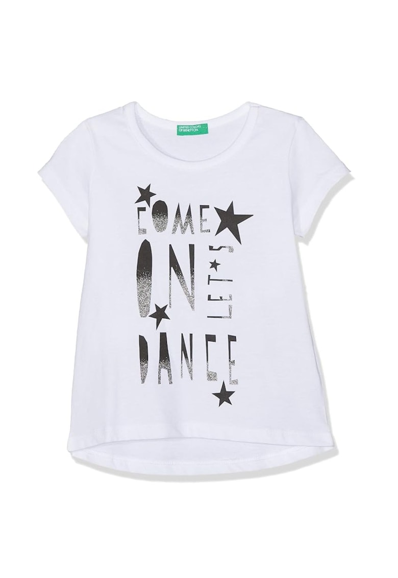 Tricou fete -  Bumbac - Alb - Alb