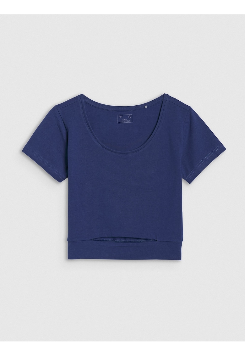 Tricou dama -  crop top - bleumarin - Bleumarin