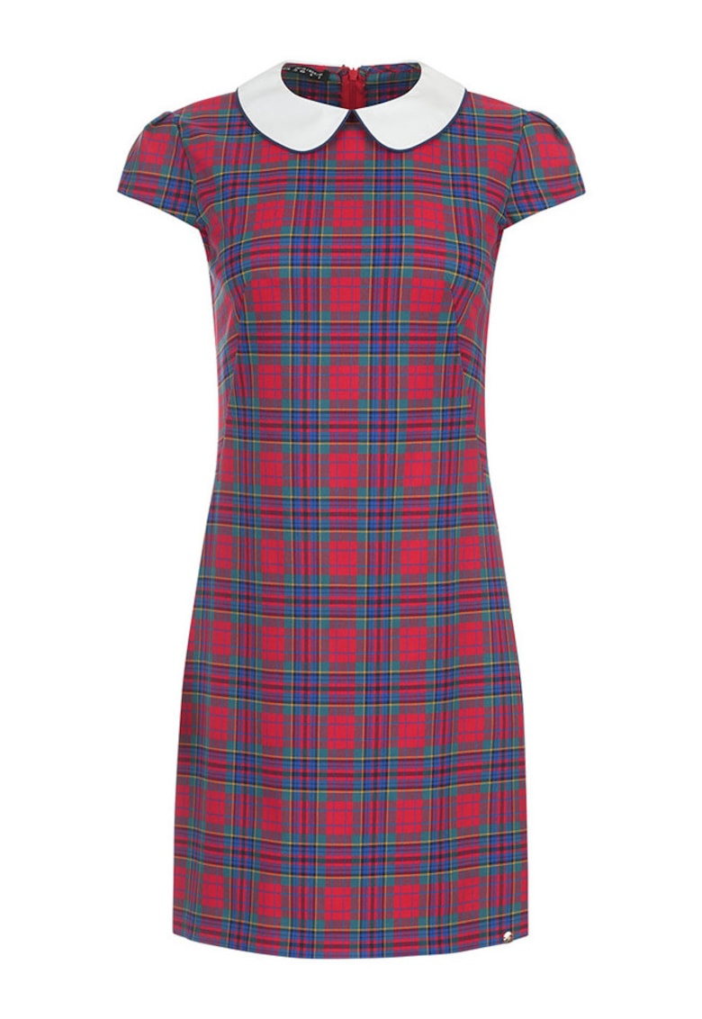 Rochie midi in carouri