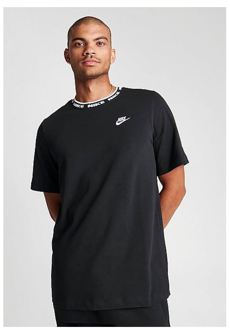 Tricou barbati -  M NK CLUB LBR SS TOP - bumbac - negru - Negru