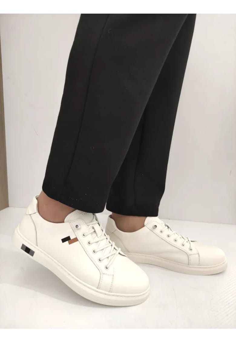 Pantofi Casual Barbati  260004B 13-N Albi - Alb - Alb