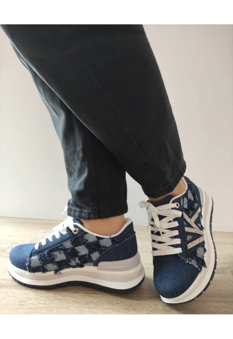 Pantofi Casual Dama  Wsc250517-3 Jeans Navy - Albastru - Albastru