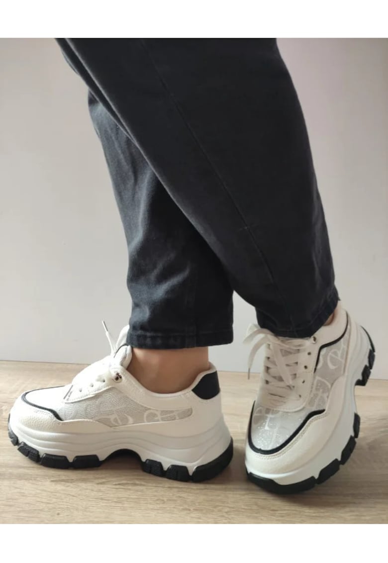 Pantofi Casual Dama  Wsc250722-2 Albi - Alb - Alb