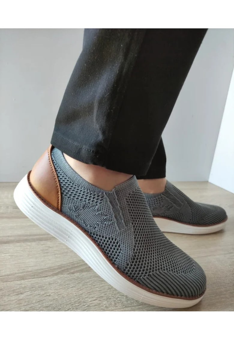 Pantofi Casual Barbati  Y190 Gri - Gri - Gri