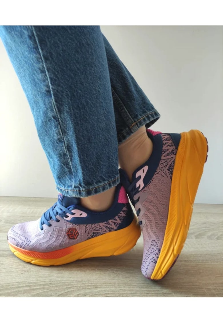 Pantofi Sport Dama  27209 Mov + Bleumarin - Mov - Mov