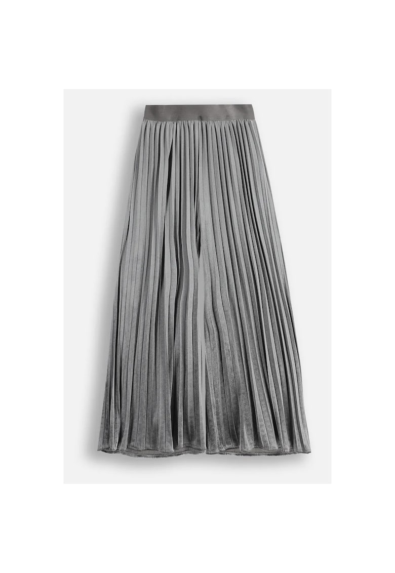 Pantaloni plisati cu croiala ampla