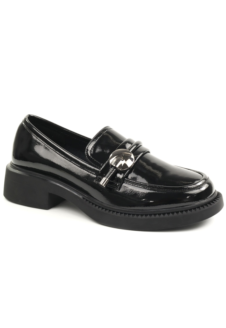 Pantofi dama D106 F10728B T 4623 - Negru