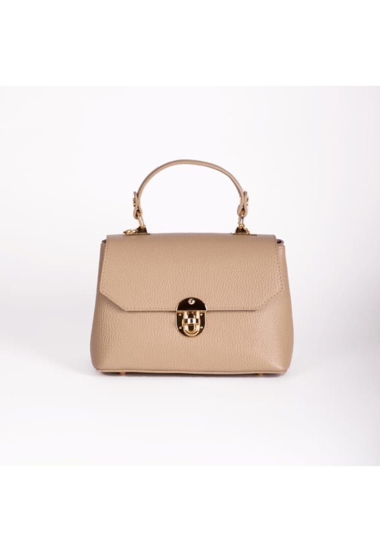 Geanta dama Grace  piele naturala nude