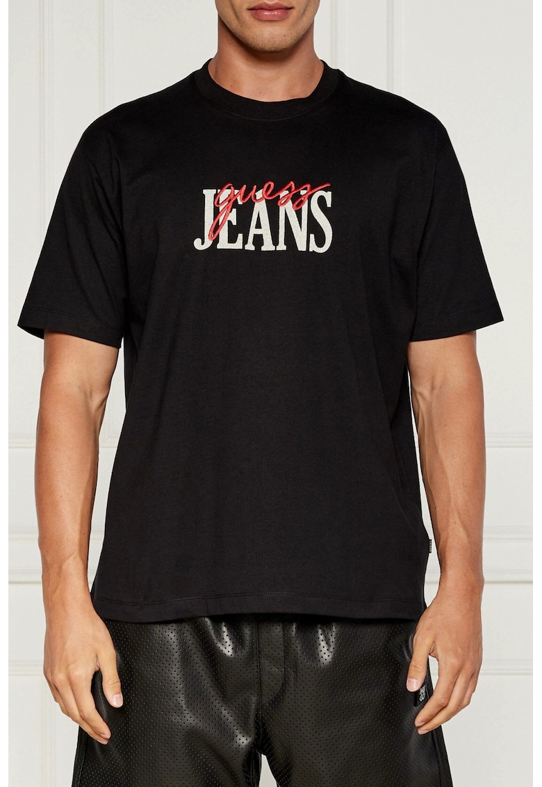 Tricou barbati Oversize  M4YI47 - Negru