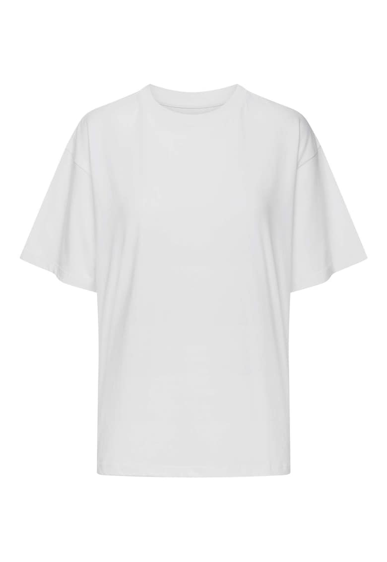 Tricou dama -  alb - bumbac