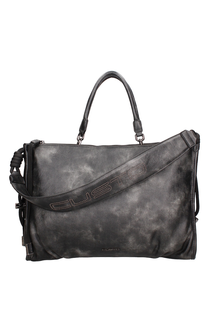 Geanta de piele ecologica Alaric Elite - Negru