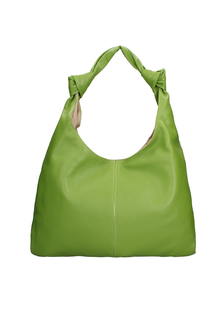 Geanta hobo de piele Iduna Lux - Verde fistic