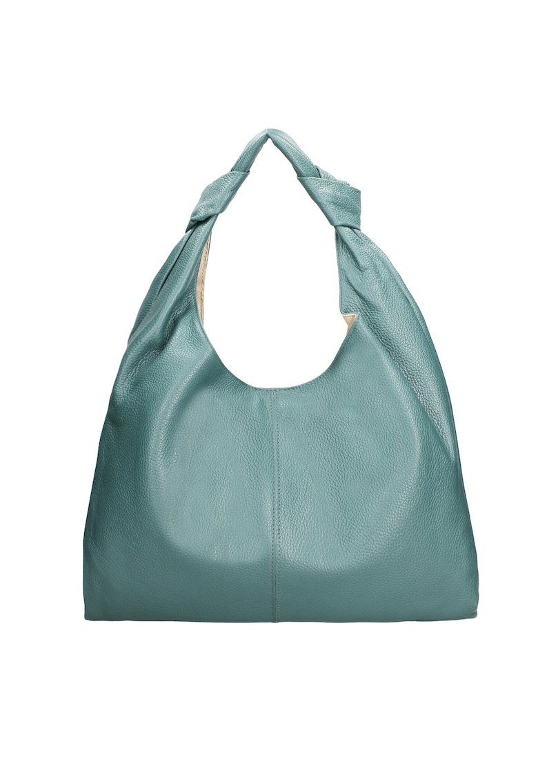 Geanta hobo de piele Iduna Lux - Verde deschis