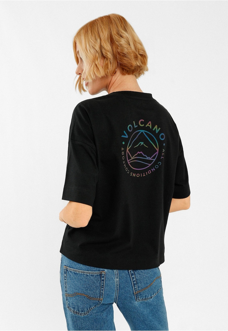 Tricou  T-Tuz negru pentru femei - Comfort Fit - Negru