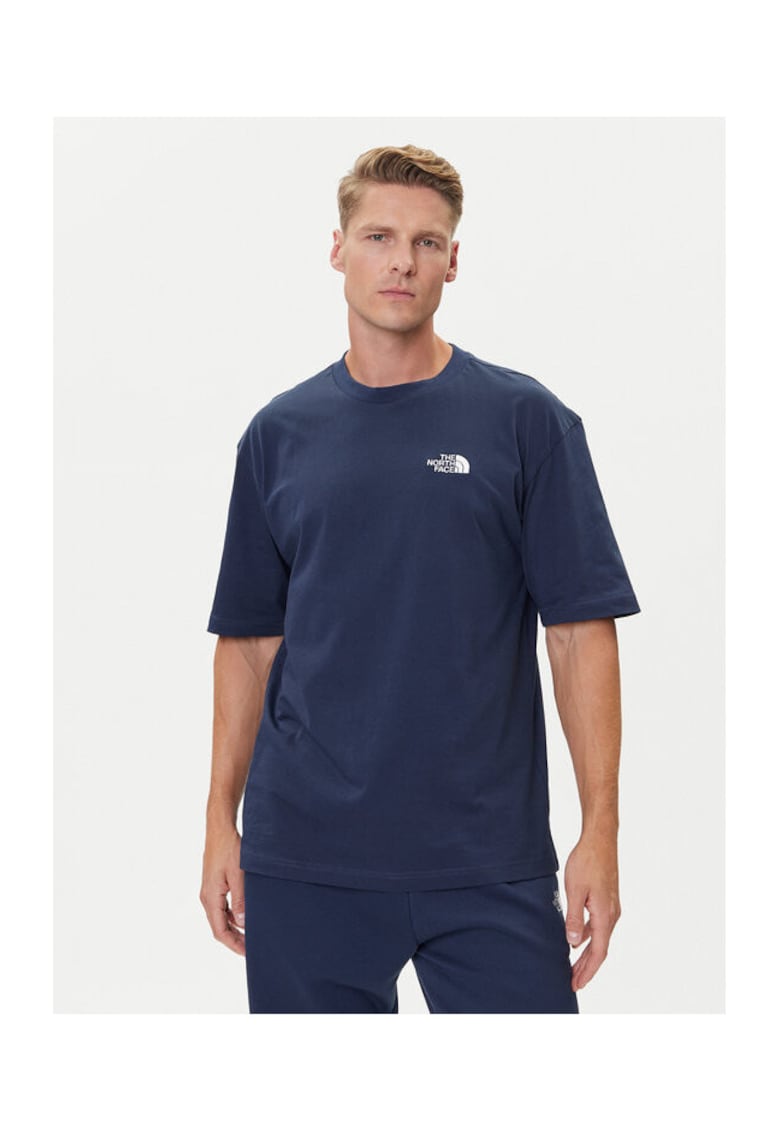 Tricou barbati -  bleumarin - 100% bumbac - 97845 - Bleumarin