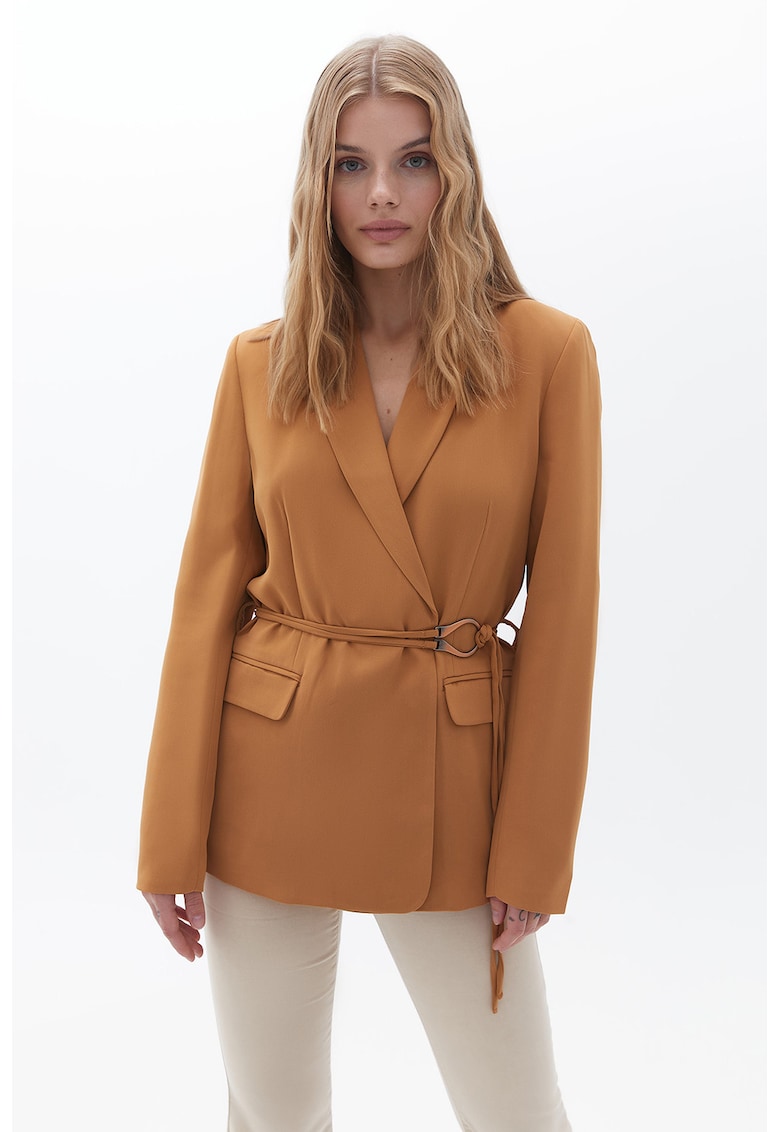 Sacou regular fit - Maro scortisoara