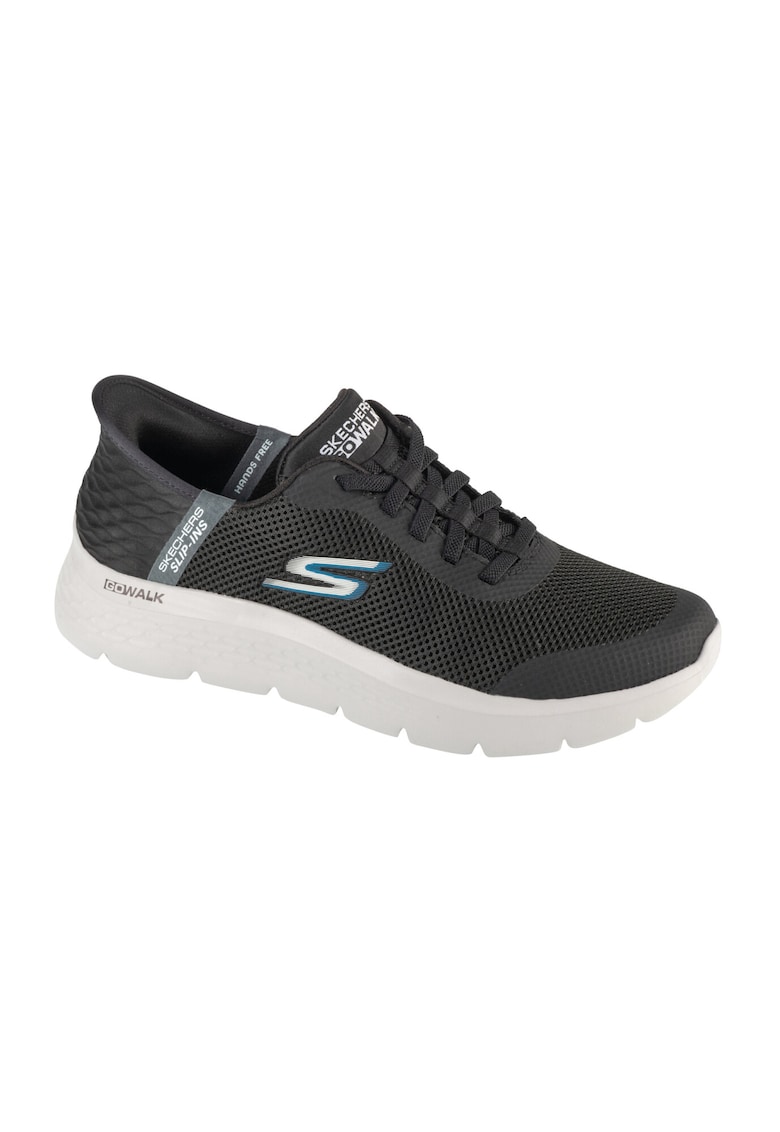 Pantofi sport slip-ins tricotati GO WALK® Flex - Alb/Negru
