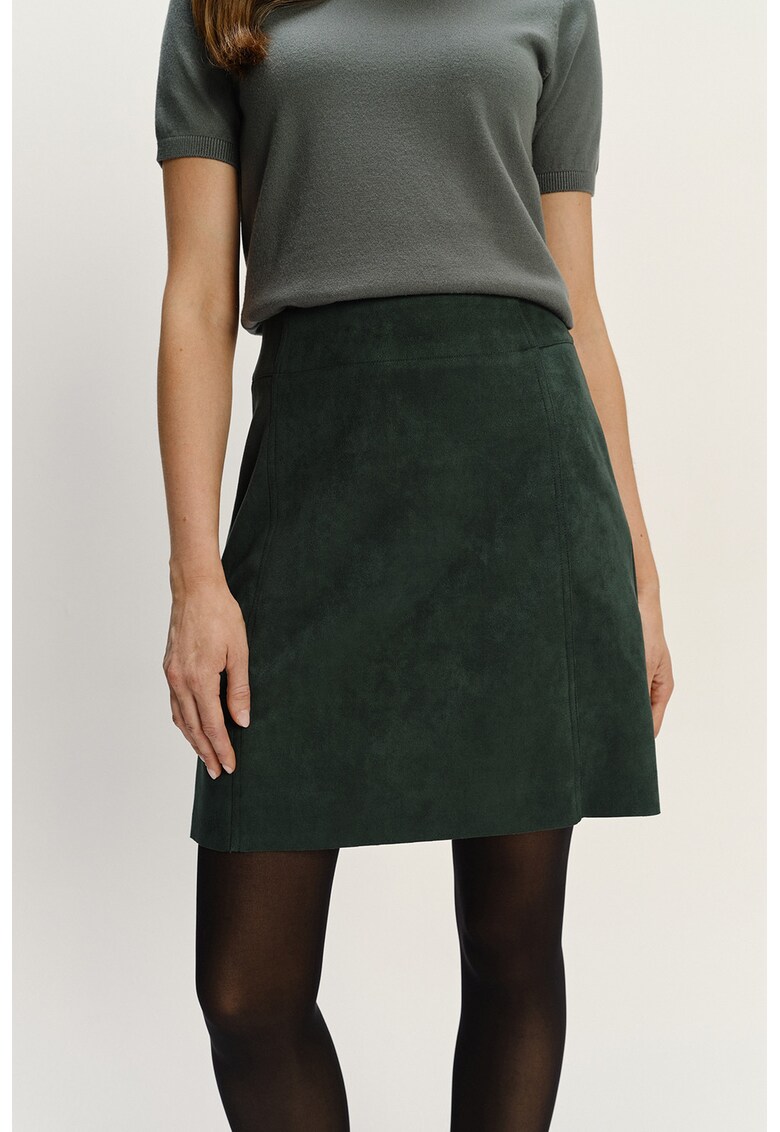 Fusta scurta uni - Verde padure