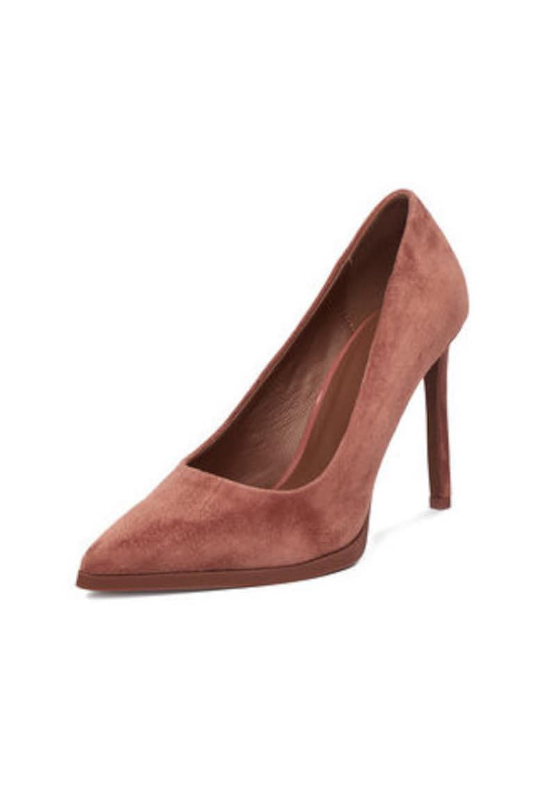 Pantofi dama -  EO-AZI-LT2472-1 - piele naturala - rosu