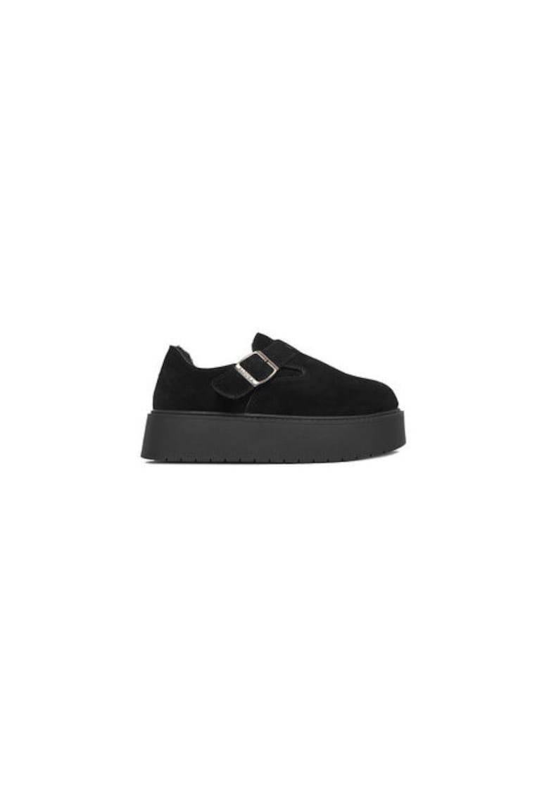 Pantofi sport copii HY669015S -  Negru - Piele naturala