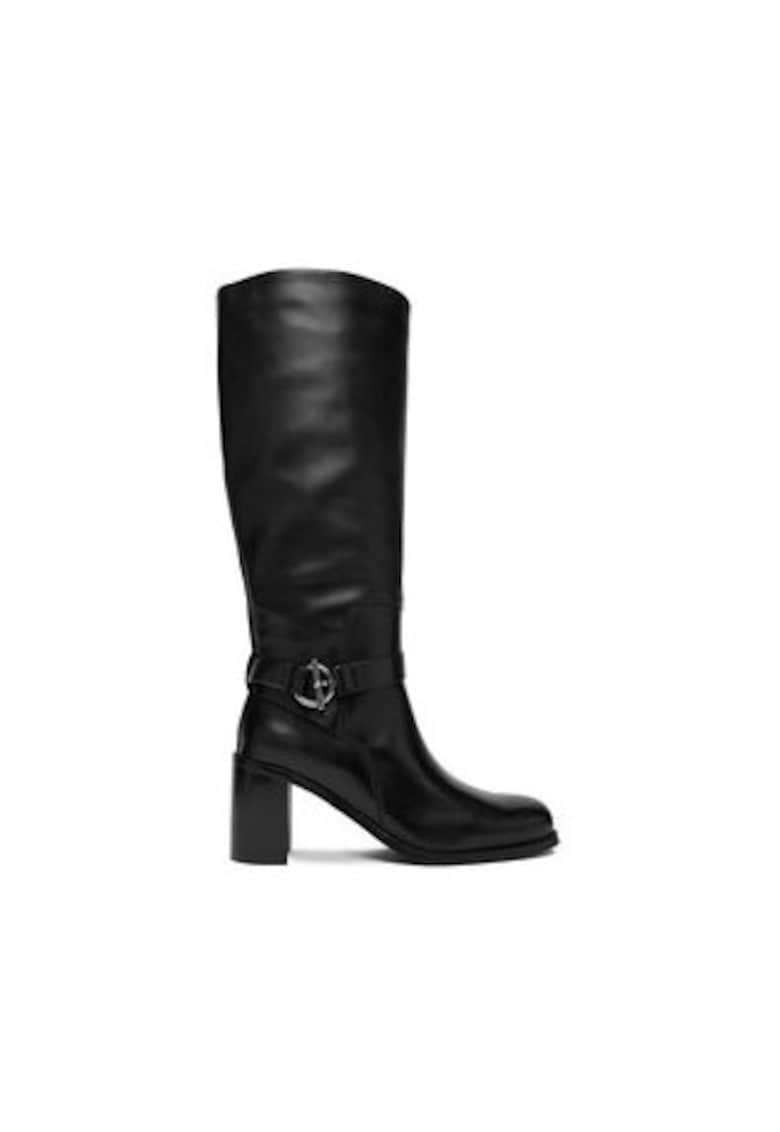Cizme pentru dama -  EO-GLC8655C-16-2624 - piele naturala - negru