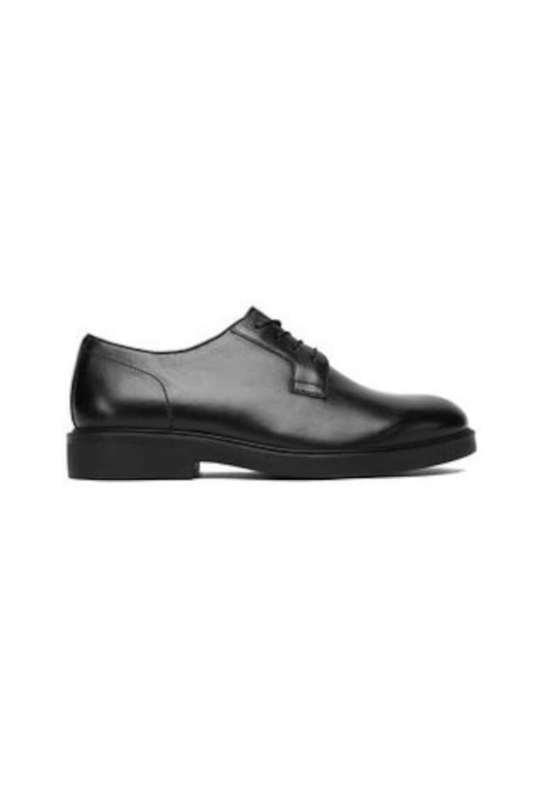 Pantofi barbati  piele naturala - Negru