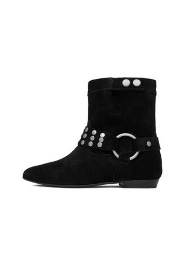 Botine dama  EO-CELIA-90505 - negru - piele