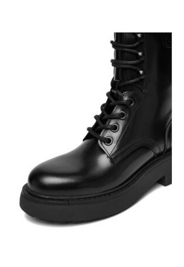 Geanta dama  EO-LUISA-30310 - neagra - piele naturala - dimedwqfnsiune cu fermoar