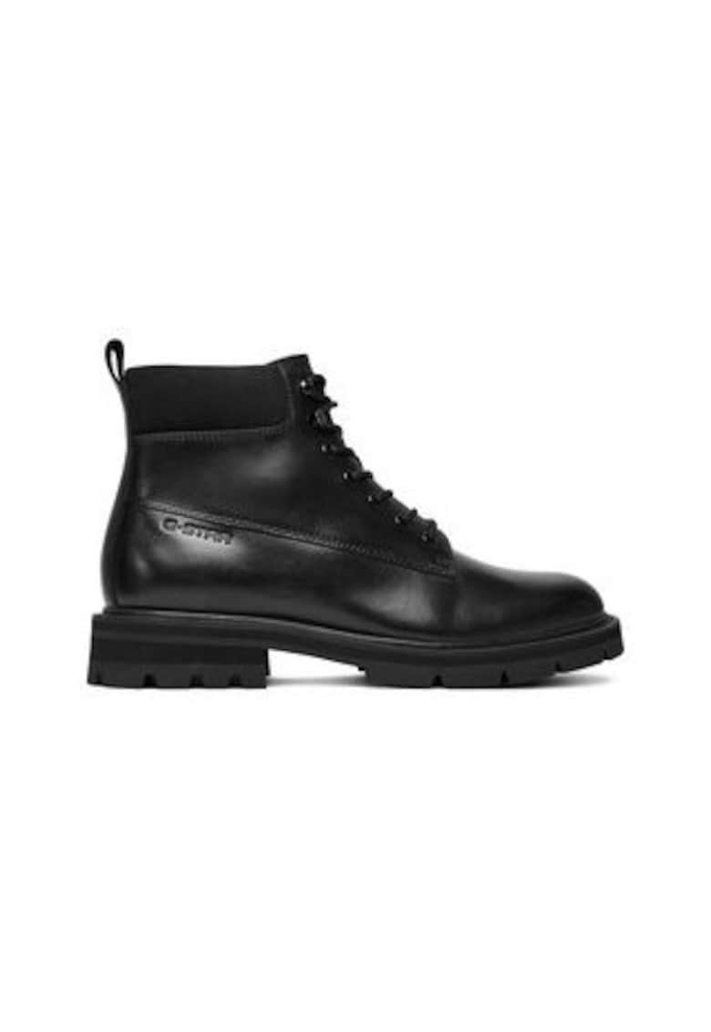 Ghete barbati G-Star Raw - negru - piele naturala - cu sireturi