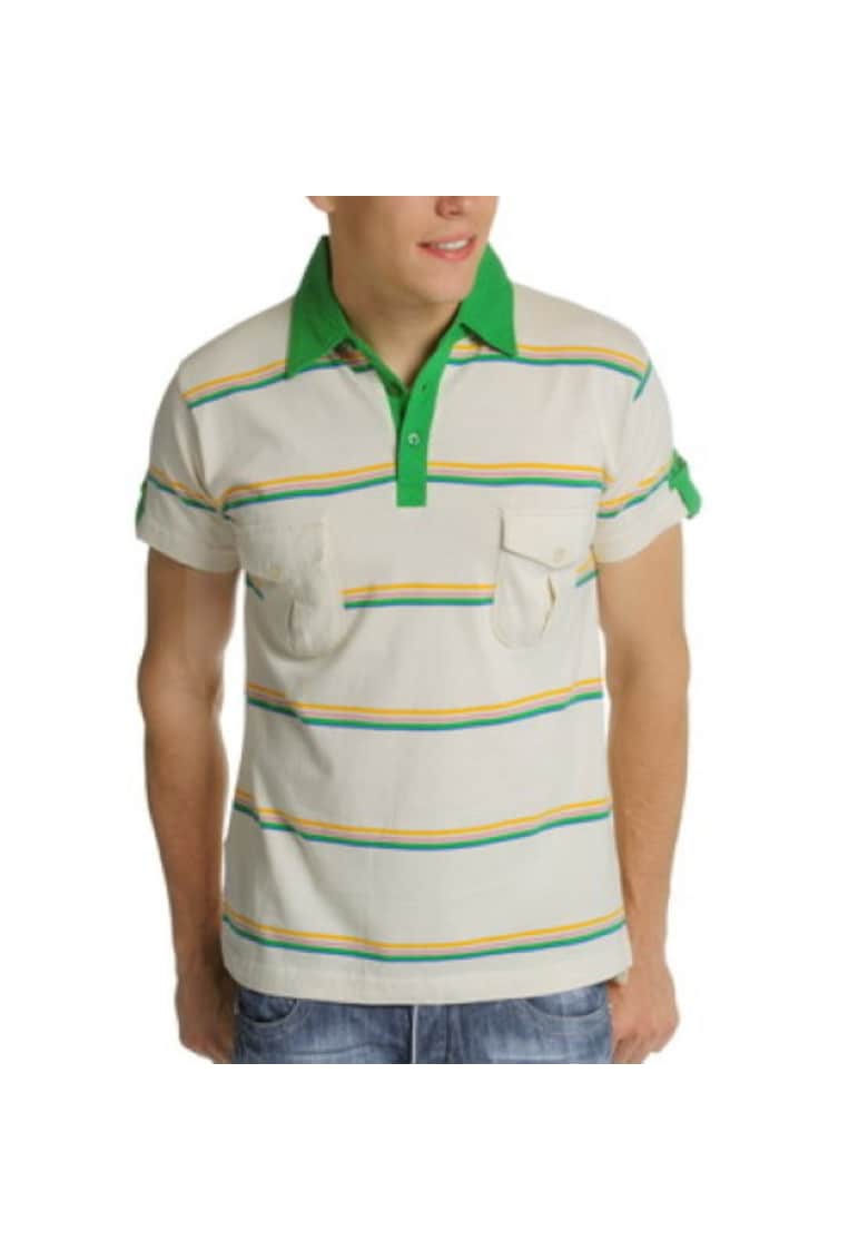 Tricou  Polo barbati - Alb