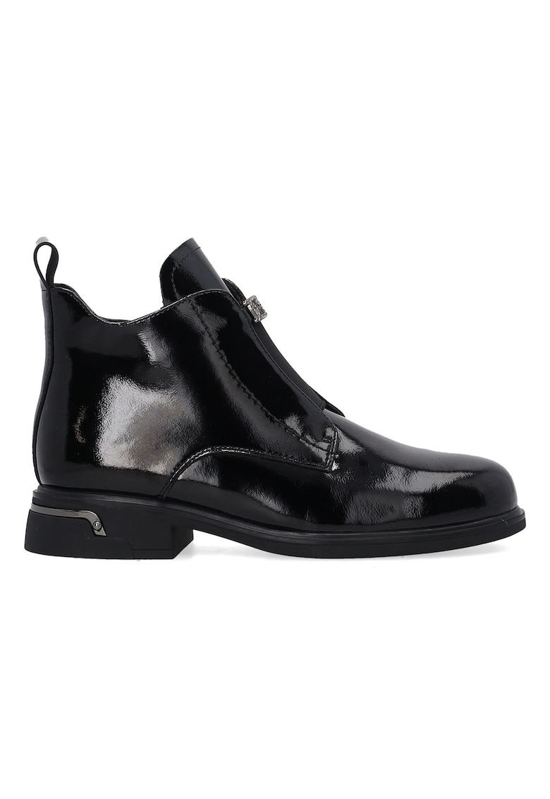 Botine din piele lacuita 00