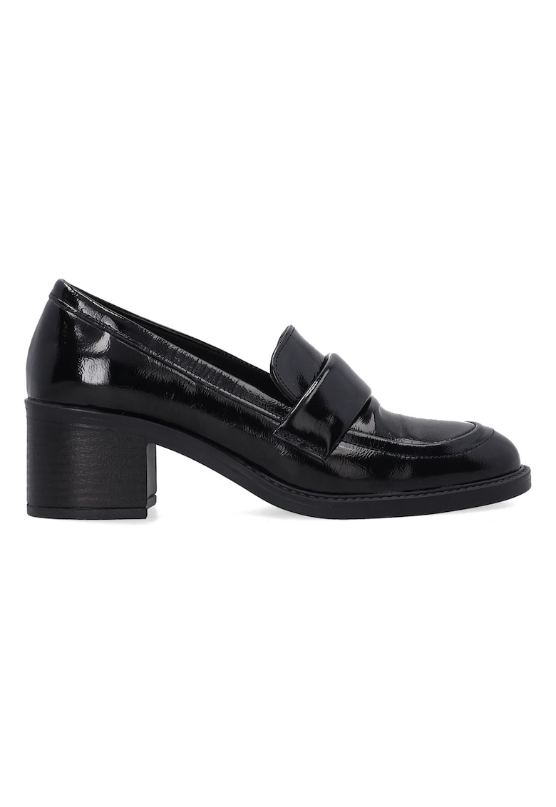 Pantofi loafer cu toc masiv