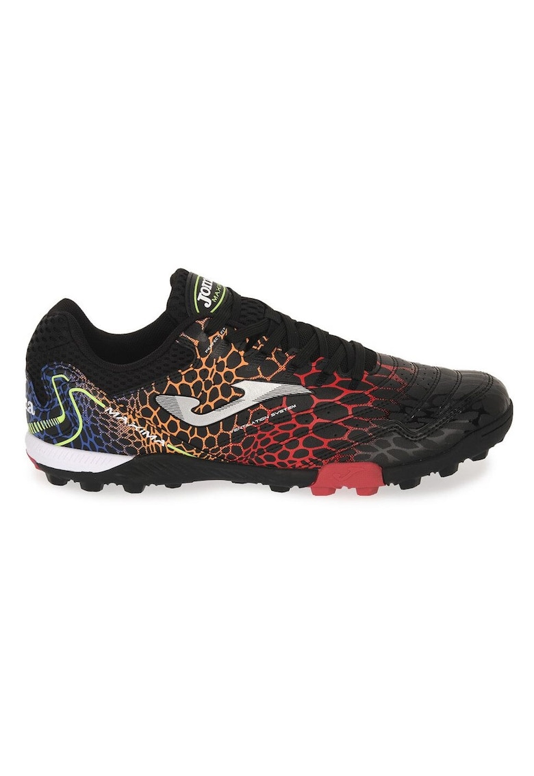 Pantofi pentru fotbal  Maxima Turf - Sintetic - Multicolor - Negru