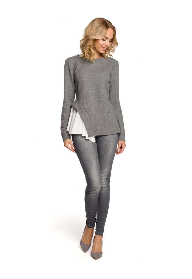 Bluza dama -  Bumbac/Poliester - Gri 98792
