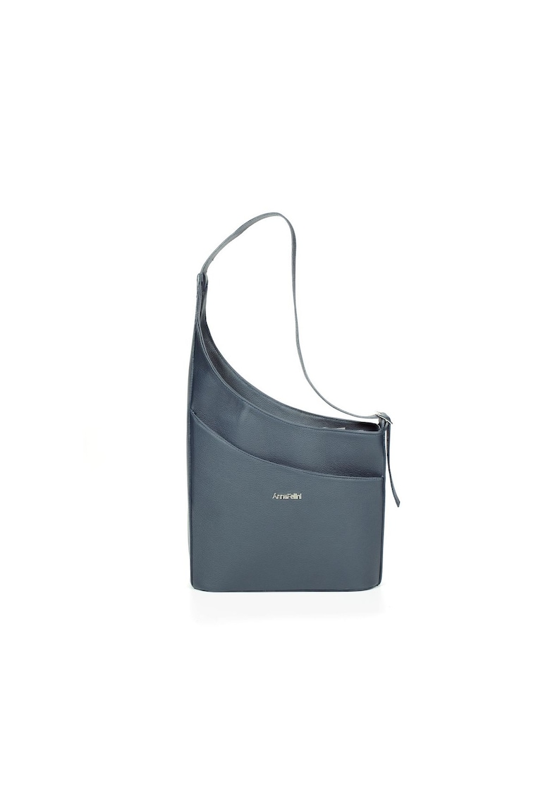 Geanta Cher Dama Piele naturala - dwqfwq - Bleumarin