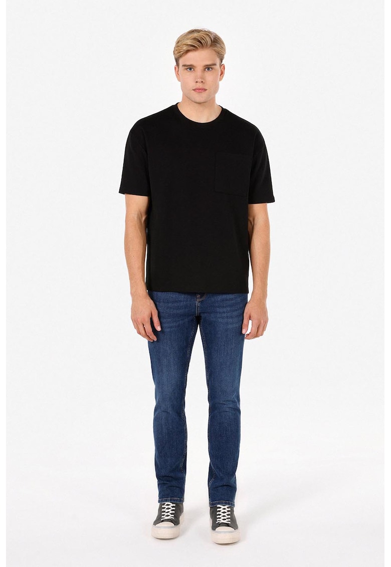 Blugi regular fit - Albastru inchis