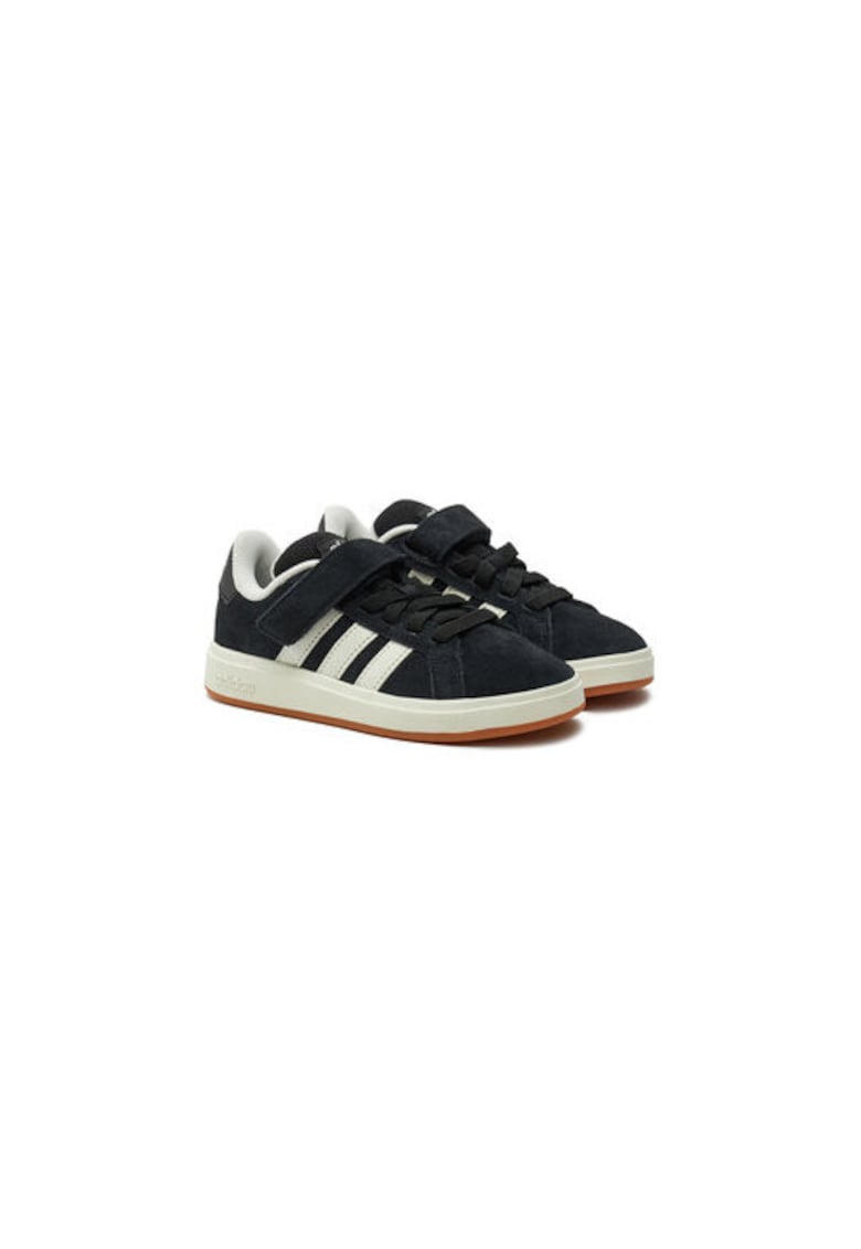 Pantofi sport din piele intoarsa cu - Negru