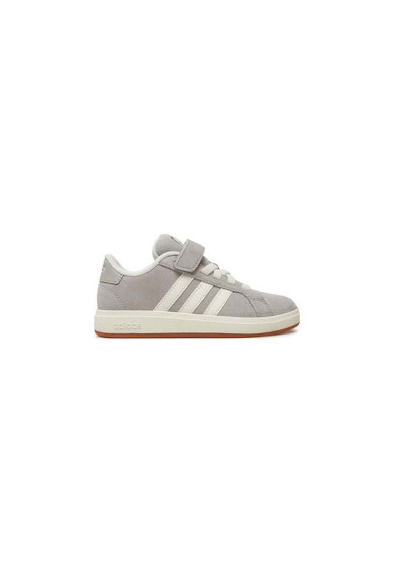 Pantofi sport din piele intoarsa cu - Gri