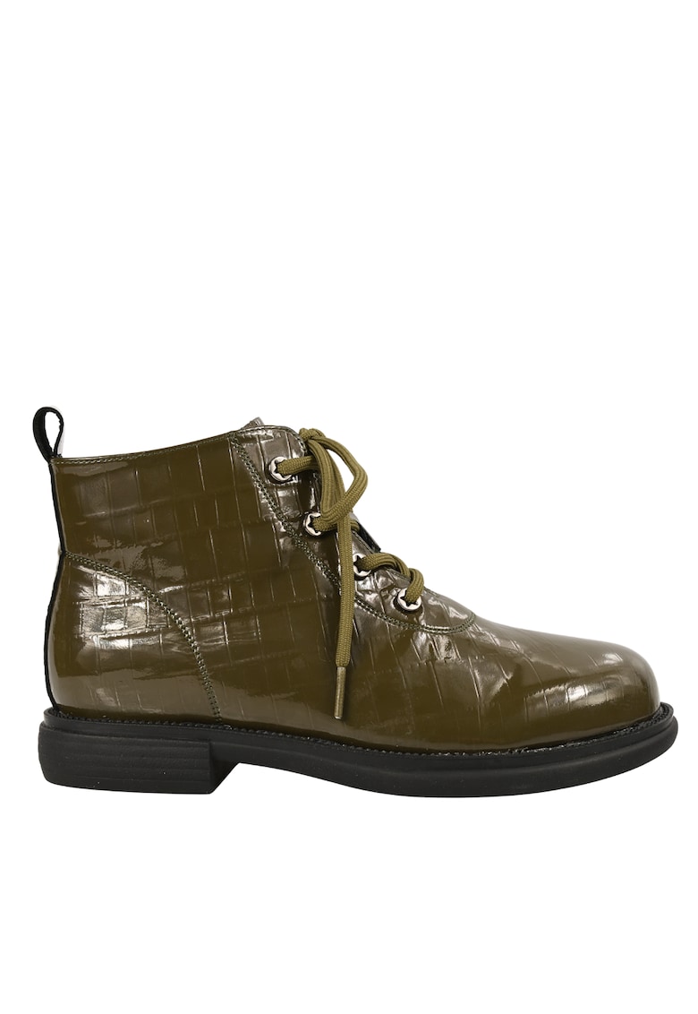 Ghete casual dama  verde piele naturala - Verde