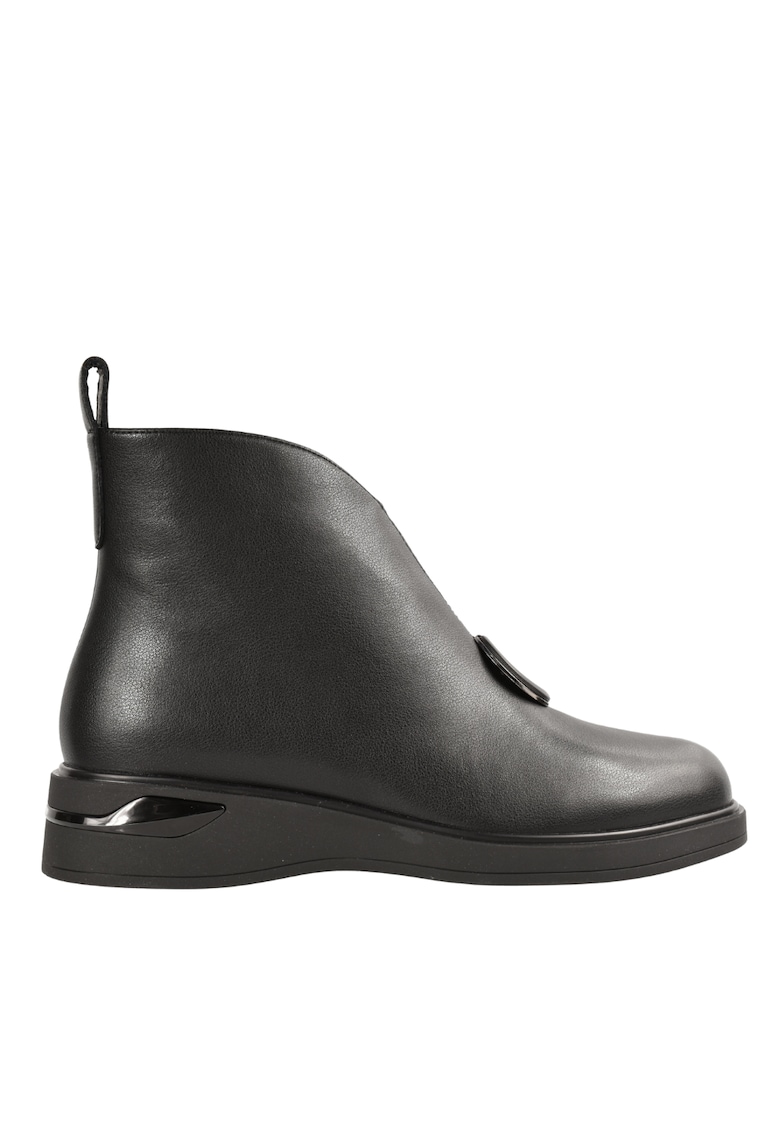 Ghete elegante  negru piele naturala - Negru