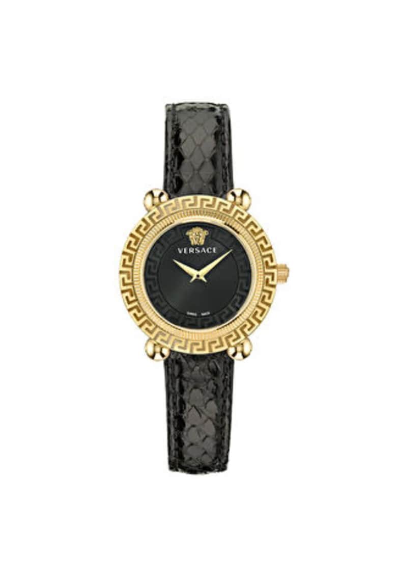 Ceas de dama Guess - carcasa de 35 mm - curea din Piele naturala rezistenta la apa 3 ATM - VE6I00323