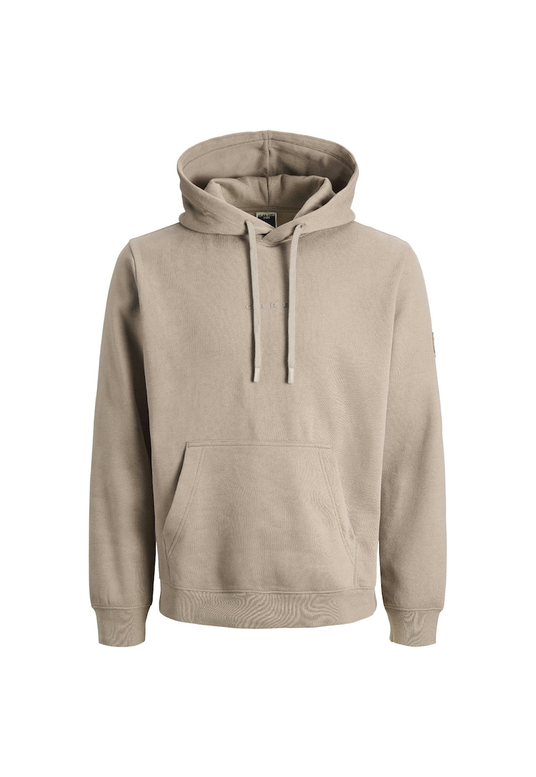Hanorac JACK &JONES Point Badge Hood Bf 52843 - Maro deschis