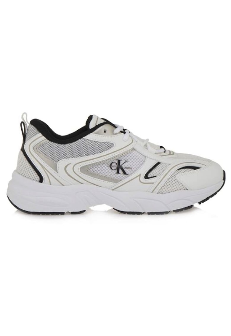 Pantofi sport  pentru Barbati - retro tennis mesh ml - YM0YM01260-01W - Alb