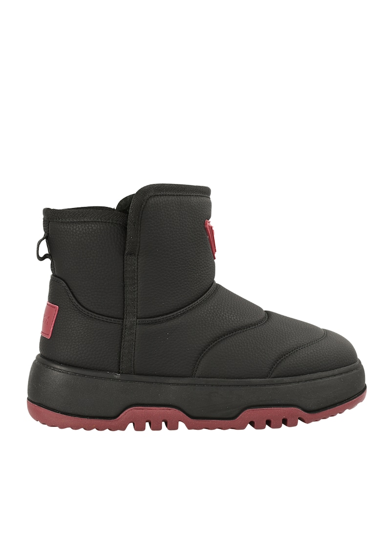 Ghete sport - dama -  623D82-8R10 negru - piele ecologica Negru - Piele ecologica - Negru