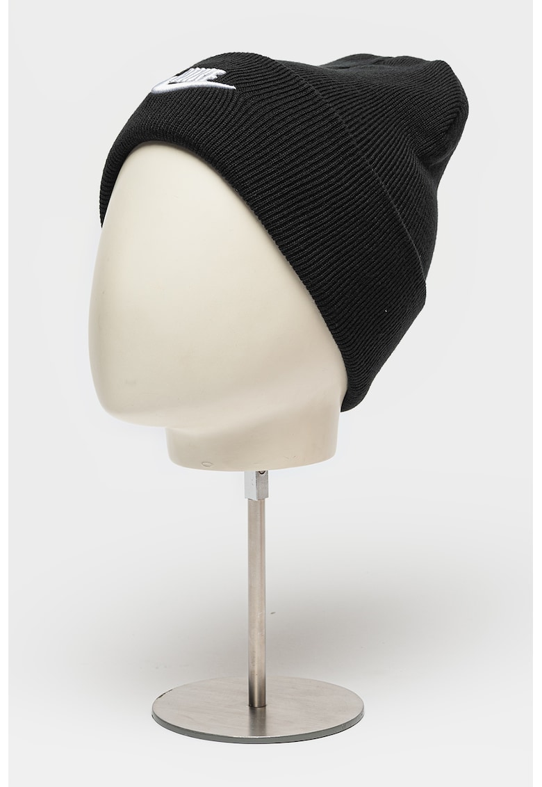 Caciula cu logo brodat Peak - Negru