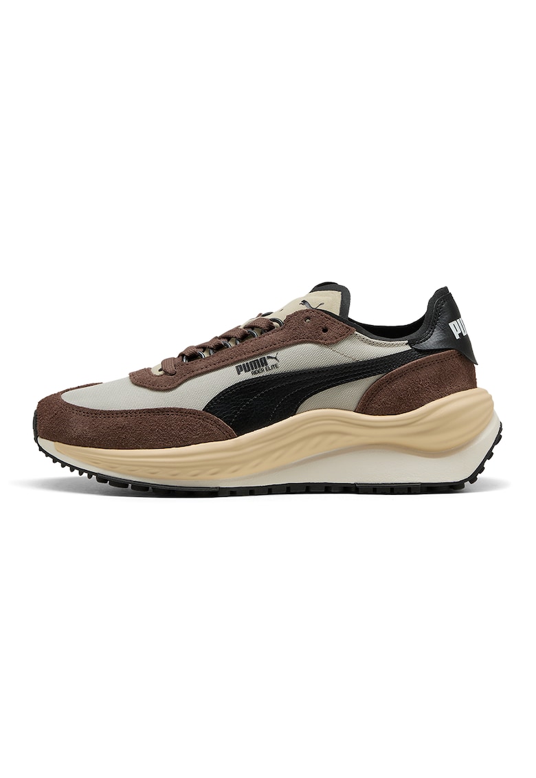 Pantofi sport cu logo Rider Elite Winter Desert - Negru/Maro/Alb murdar